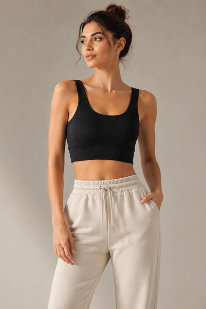 Kadın 3'lü Paket Kalın Askılı Toparlayıcı Pedli Fitilli Dalgıç Kaşkorse Spor Sütyeni Bralet Esnek Rahat Günlük Yoga Fitness Pilates Destekli Dikişsiz Görünüm Crop Top Askılı Spor Üst