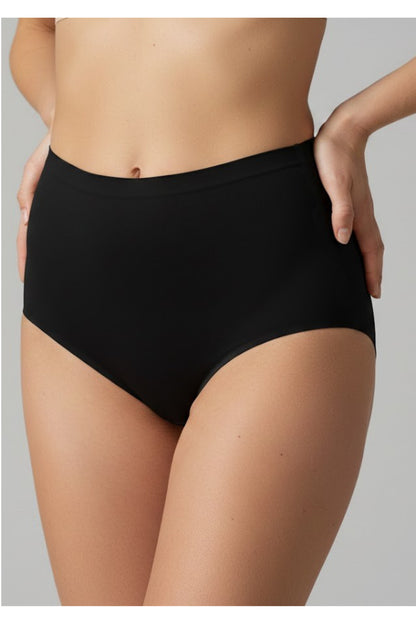 Lazer Kesim İz Yapmayan Yüksek Bel Slip 2'li Korse - Dikişsiz Toparlayıcı Korse Slip
