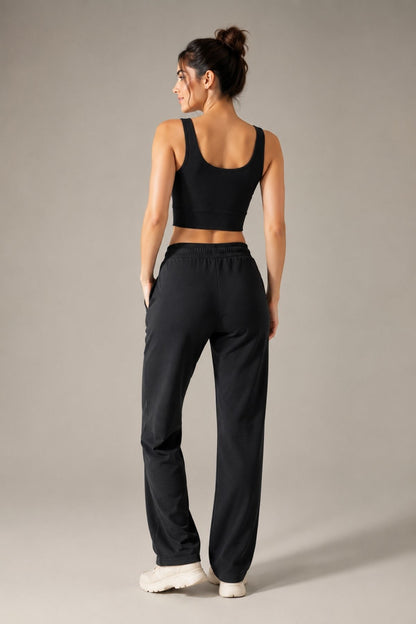 Kadın Kalın Askılı Toparlayıcı Pedli Fitilli Dalgıç Kaşkorse Spor Sütyeni Bralet Esnek Rahat Günlük Yoga Fitness Pilates Destekli Dikişsiz Görünüm Crop Top Örme Askılı Üst
