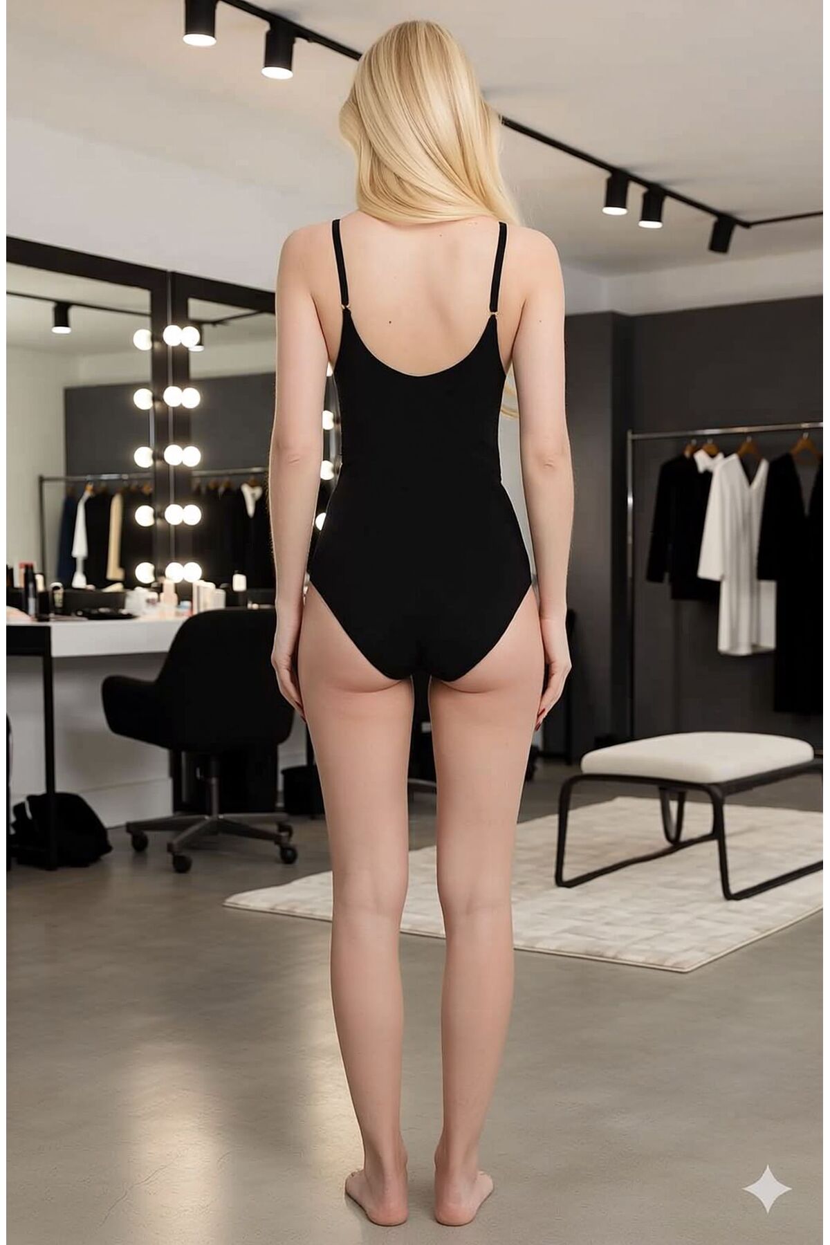 Kadın İp Askılı Zıbın Atlet Korse - Toparlayıcı Body Günlük Kullanım & İç Giyim