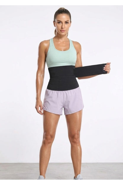3 Metre Belly Wrap Korse Yüksek Bel Ayarlanabilir Karın ve Bel Toparlayıcı - Spor & Günlük Kullanım